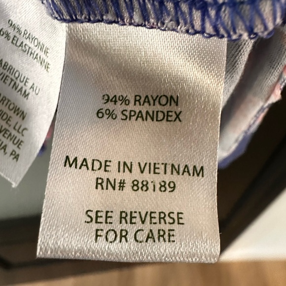 Lilly Pulitzer Borealis Blue Swim On Over tiered dress with sleeves - Picture 6 of 6